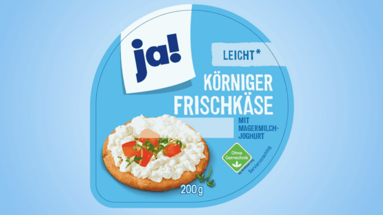 Rewe Rückruf: „ja! Körniger Frischkäse“